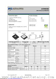 AON6354 datasheet pdf Alpha & Omega Semiconductor