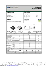AON6358 datasheet pdf Alpha & Omega Semiconductor