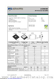 AON6380 datasheet pdf Alpha & Omega Semiconductor