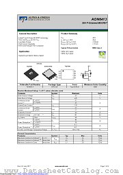 AON6413 datasheet pdf Alpha & Omega Semiconductor