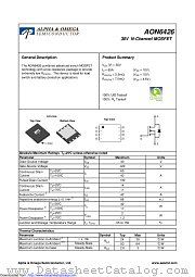 AON6426 datasheet pdf Alpha & Omega Semiconductor