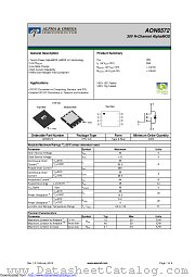 AON6572 datasheet pdf Alpha & Omega Semiconductor