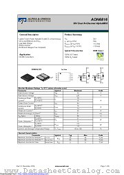 AON6816 datasheet pdf Alpha & Omega Semiconductor