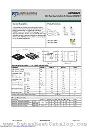 AON6924 datasheet pdf Alpha & Omega Semiconductor