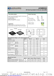 AON6932A datasheet pdf Alpha & Omega Semiconductor