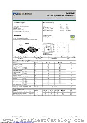 AON6982 datasheet pdf Alpha & Omega Semiconductor