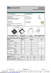 AON7254 datasheet pdf Alpha & Omega Semiconductor