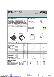 AON7280 datasheet pdf Alpha & Omega Semiconductor
