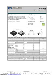 AON7409 datasheet pdf Alpha & Omega Semiconductor