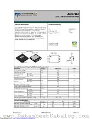 AON7462 datasheet pdf Alpha & Omega Semiconductor