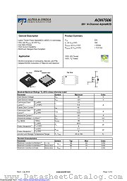 AON7506 datasheet pdf Alpha & Omega Semiconductor