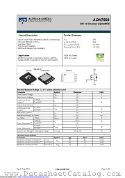 AON7508 datasheet pdf Alpha & Omega Semiconductor
