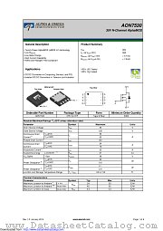 AON7530 datasheet pdf Alpha & Omega Semiconductor