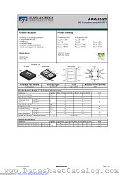 AONL32328 datasheet pdf Alpha & Omega Semiconductor