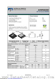 AONR36326C datasheet pdf Alpha & Omega Semiconductor