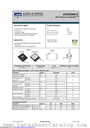 AONS66612 datasheet pdf Alpha & Omega Semiconductor