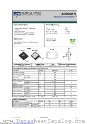 AONS66614 datasheet pdf Alpha & Omega Semiconductor