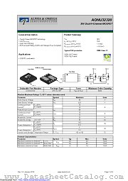 AONU32320 datasheet pdf Alpha & Omega Semiconductor