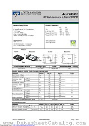 AONY36352 datasheet pdf Alpha & Omega Semiconductor