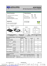 AONY36354 datasheet pdf Alpha & Omega Semiconductor