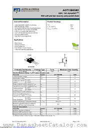 AOT15B65M3 datasheet pdf Alpha & Omega Semiconductor