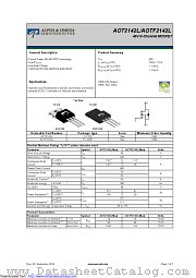 AOT2142L datasheet pdf Alpha & Omega Semiconductor