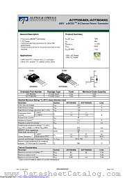 AOT380A60L datasheet pdf Alpha & Omega Semiconductor