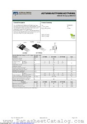 AOT4N60 datasheet pdf Alpha & Omega Semiconductor