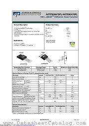 AOT600A70FL datasheet pdf Alpha & Omega Semiconductor