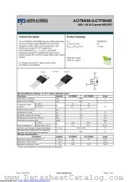 AOT9N50 datasheet pdf Alpha & Omega Semiconductor