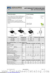 AOTF12N65 datasheet pdf Alpha & Omega Semiconductor
