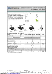 AOTF20S60 datasheet pdf Alpha & Omega Semiconductor
