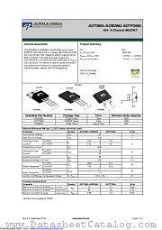 AOTF266L datasheet pdf Alpha & Omega Semiconductor