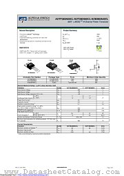 AOTF380A60CL datasheet pdf Alpha & Omega Semiconductor