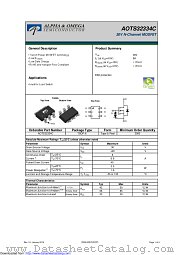 AOTS32334C datasheet pdf Alpha & Omega Semiconductor