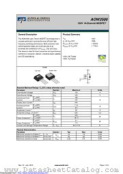 AOW2500 datasheet pdf Alpha & Omega Semiconductor