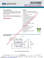 AOZ1025DIL datasheet pdf Alpha & Omega Semiconductor