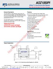AOZ1050PI datasheet pdf Alpha & Omega Semiconductor