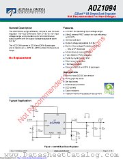 AOZ1094AIL datasheet pdf Alpha & Omega Semiconductor