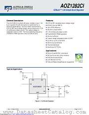 AOZ1282CI datasheet pdf Alpha & Omega Semiconductor