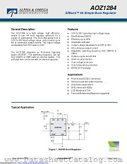 AOZ1284PI datasheet pdf Alpha & Omega Semiconductor