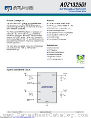 AOZ1325DI datasheet pdf Alpha & Omega Semiconductor