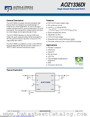 AOZ1336DI datasheet pdf Alpha & Omega Semiconductor