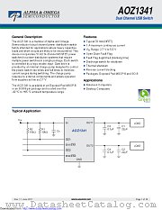 AOZ1341AI datasheet pdf Alpha & Omega Semiconductor