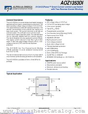 AOZ1353DI-02 datasheet pdf Alpha & Omega Semiconductor
