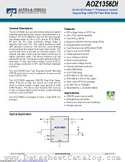 AOZ1356DI-05 datasheet pdf Alpha & Omega Semiconductor