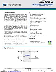 AOZ1356LI-02 datasheet pdf Alpha & Omega Semiconductor