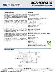 AOZ2151EQI-30 datasheet pdf Alpha & Omega Semiconductor