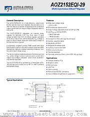 AOZ2152EQI-29 datasheet pdf Alpha & Omega Semiconductor