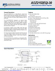 AOZ2152EQI-30 datasheet pdf Alpha & Omega Semiconductor